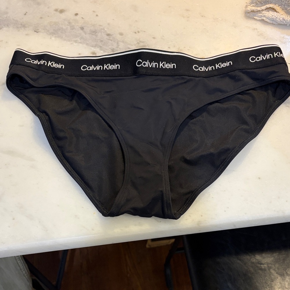 Calvin Klein Black Bikini swim bottoms